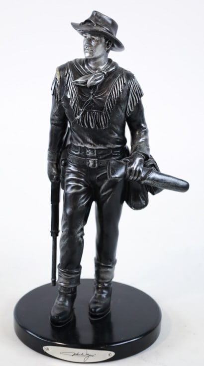 Hamilton Collection John Wayne Resin Sculpture (1 of 6)