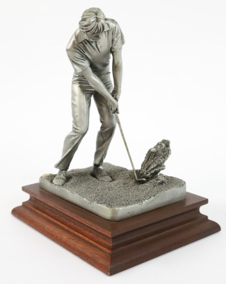 Chilmark Pewter "Out Of Trouble" Golf Sculpture (1 of 7)