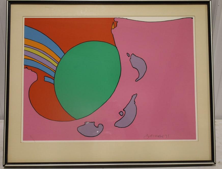 1971 Peter Max "Planetary Vision" Serigraph 48/100 (1 of 9)