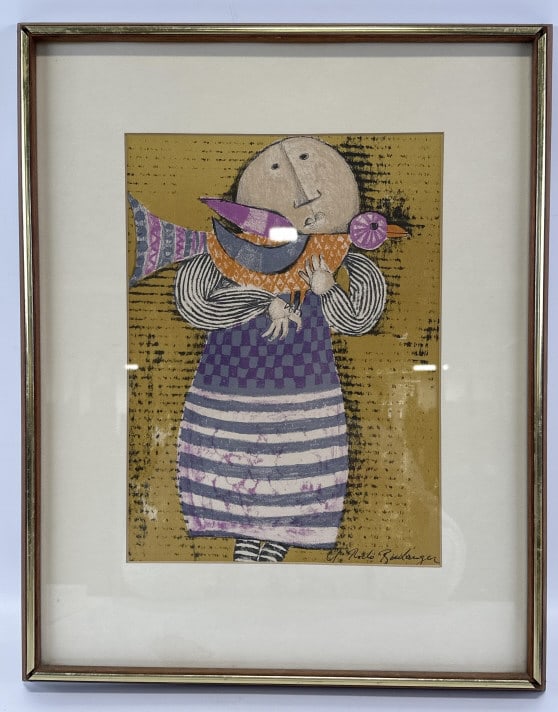 Graciela Rodo Boulanger Abstract Lithograph (1 of 4)