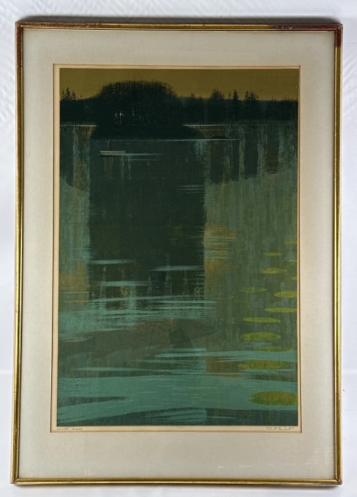 Robert Burkert "August Island" Lithograph #86/100 (1 of 5)