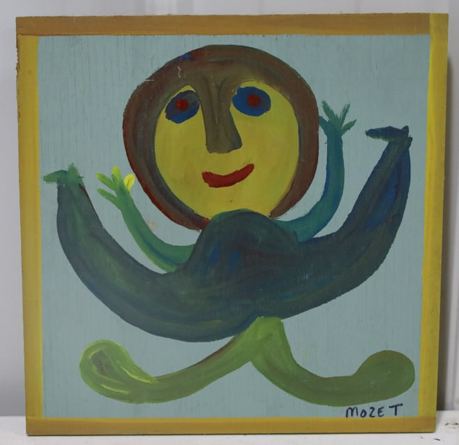 Moses Tolliver "Sally Mae" Oil On Plywood Painting (1 of 6)