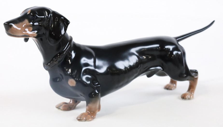 Rosenthal Porcelain Dachshund Standing Figurine (1 of 8)