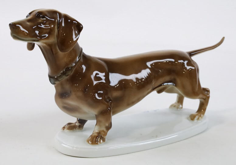 Rosenthal Porcelain Dachshund Standing Figurine (1 of 9)