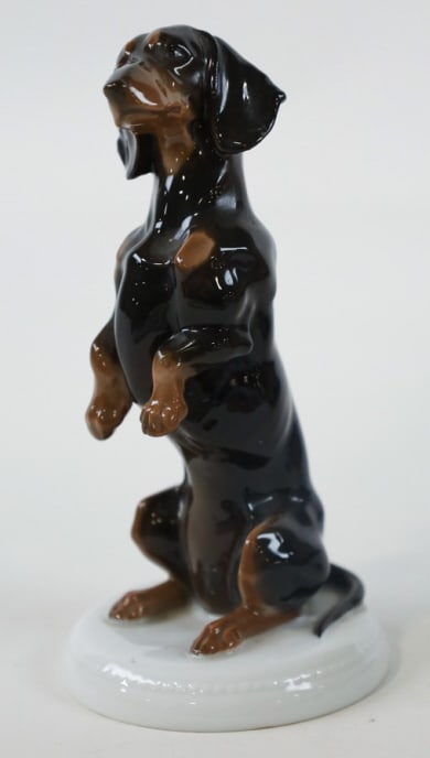 Rosenthal Dachshund Standing On Back Legs Figurine (1 of 7)
