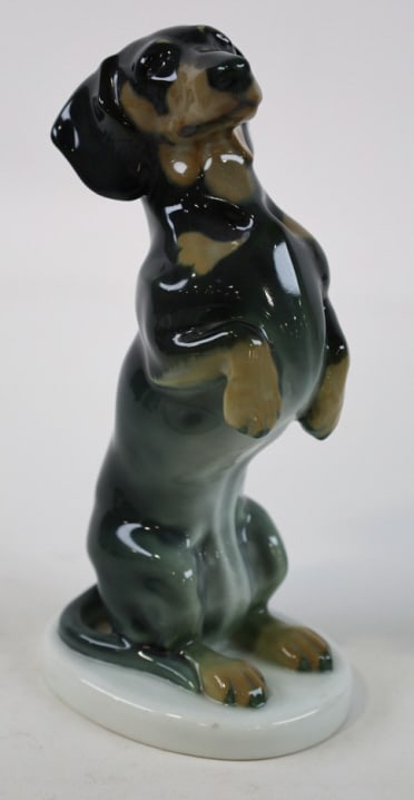 KPM Dachshund Standing On Back Legs Figurine (1 of 8)