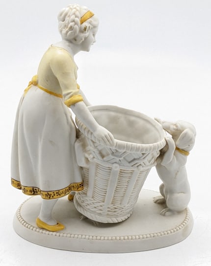 Bisque Porcelain Dachshund Cigarette Holder (1 of 5)