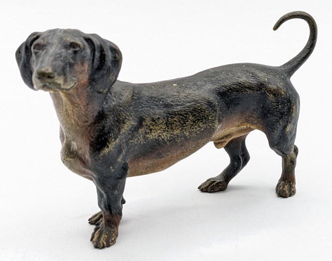 Bergmann Vienna Bronze Dachshund Statue (1 of 3)