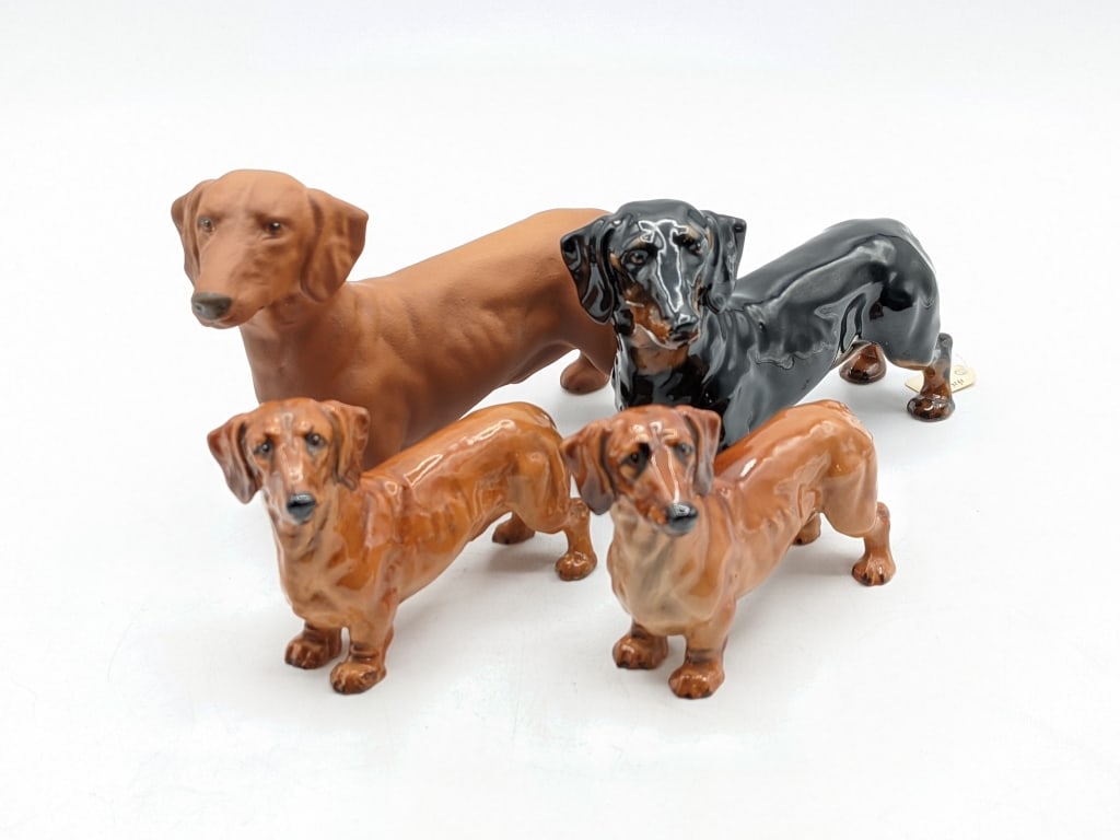 Lot Of Four Royal Doulton Dachshund Figurines (1 of 13)