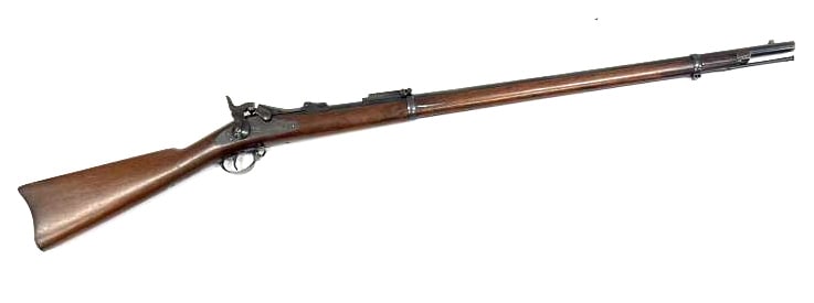 US Springfield Model 1884 .45-70 Trapdoor Rifle: 1874 Hartford Sharps 45-70 Caliber Rifle. This beautiful Hartford Sharps rifle is new in the box. This rifle features a 28 inch heavy octagonal barrel. Rifle has a case color finish receiver, and come