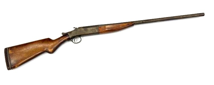 Single Shot .20 Ga Unknown Maker: Single Shot .20 Ga Unknown Maker. This Single Shot is in used condition. Barrel measures 25 3/4 inches long. Wood stock is in nice used condition. Shotgun was taken apart and no maker mark. Shotgun ha