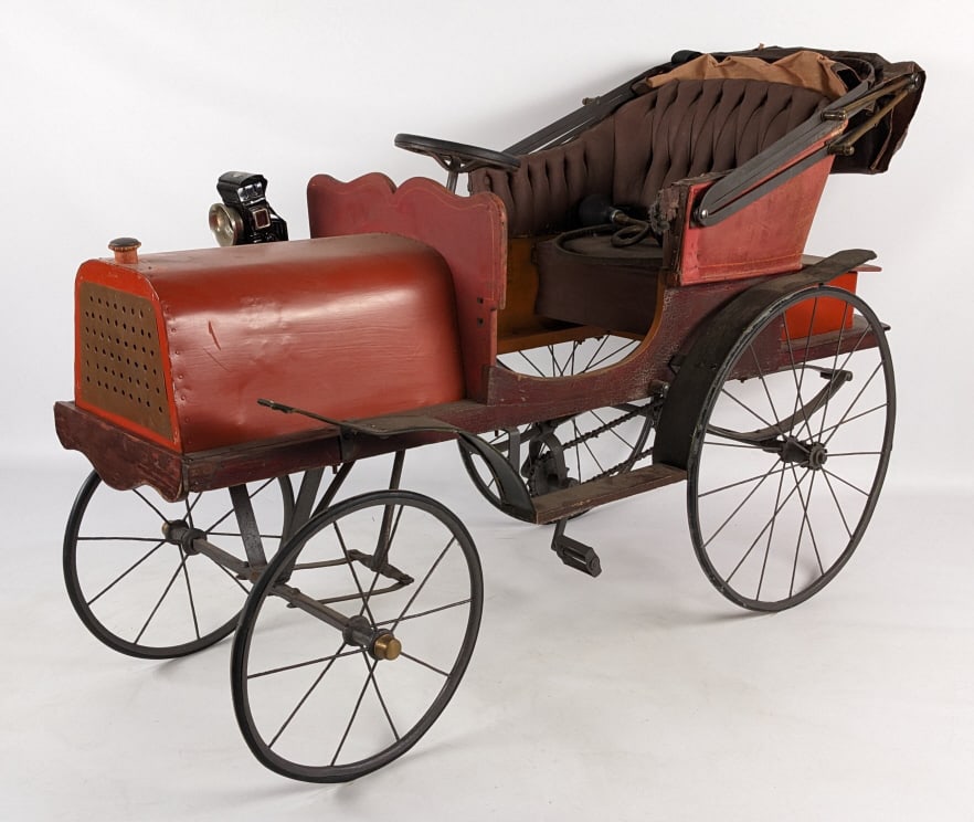 Early Spoked Wheel Pedal Car (1 of 10)