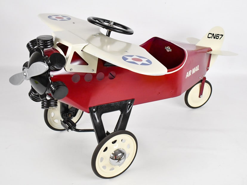 Restored Steelcraft U.S. Air Mail Pedal Plane (1 of 12)