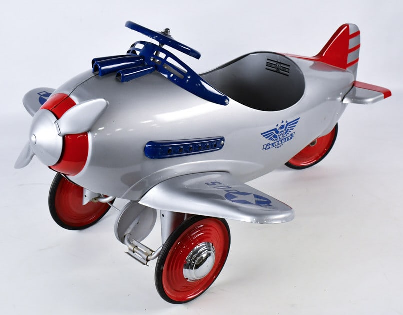 Restored Murray U.S. Army Pursuit Pedal Plane (1 of 8)