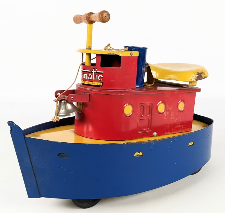 Original Tru-Matic Ride On Tug Boat (1 of 8)