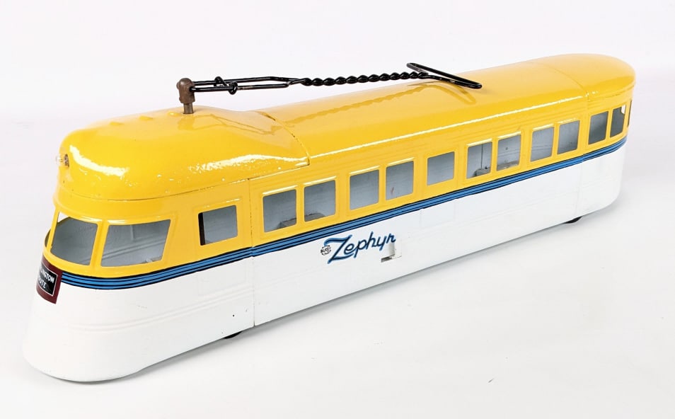 Restored Buddy L Burlington Route Zephyr Ride On (1 of 9)
