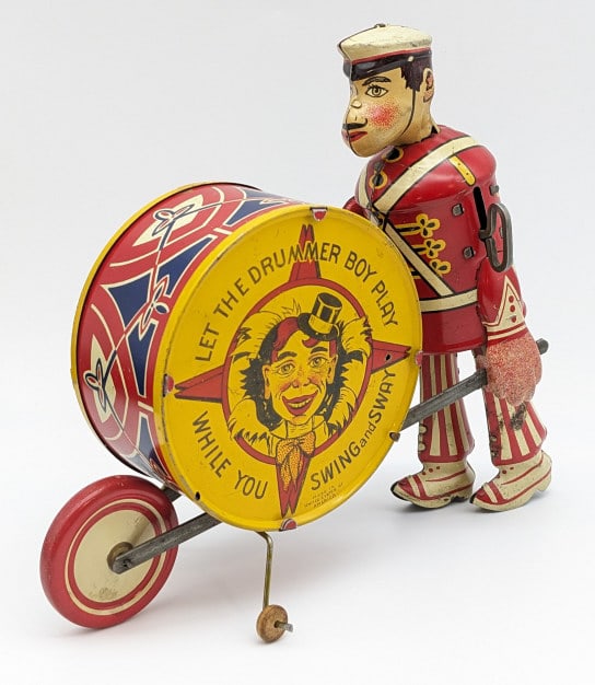 Louis Marx Tin Litho Windup Drummer Boy (1 of 8)