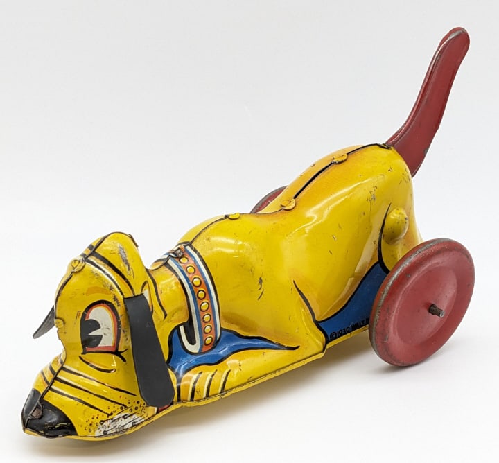 Marx Tin Litho Windup Mysterious Pluto (1 of 8)