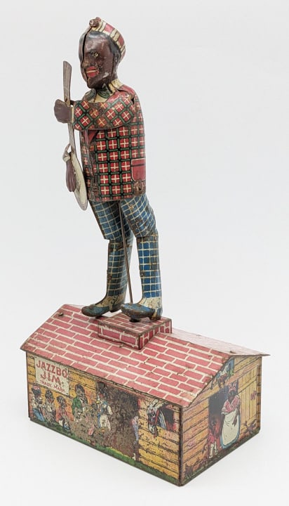 Unique Art Tin Windup Jazzbo Jim (1 of 8)
