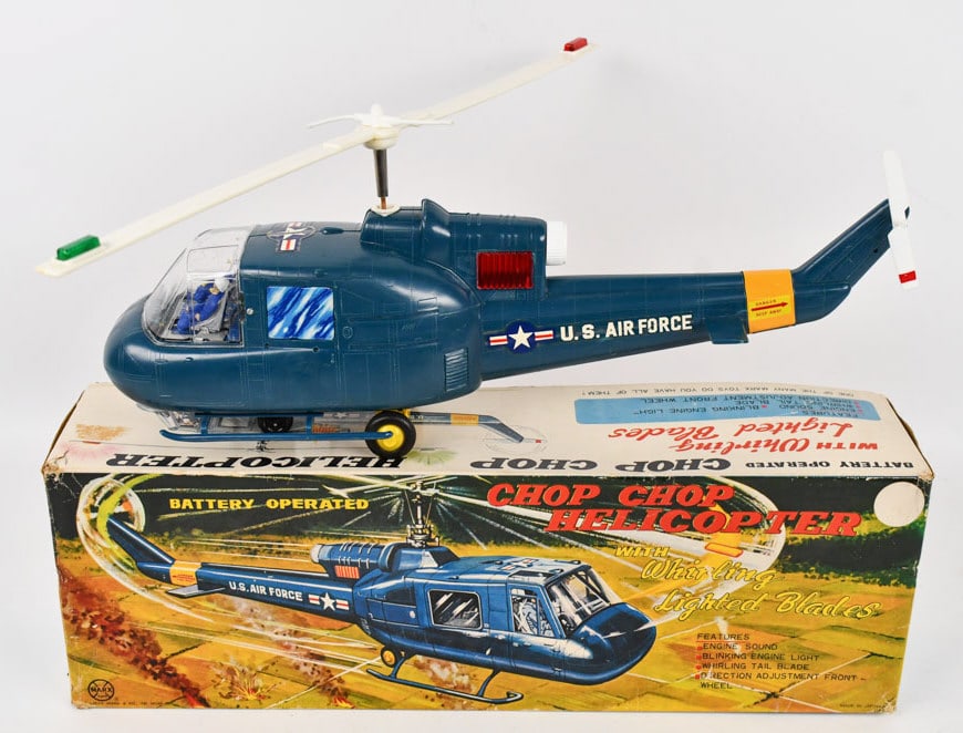 Marx Battery Op. Chop Chop Helicopter w/ Box (1 of 10)