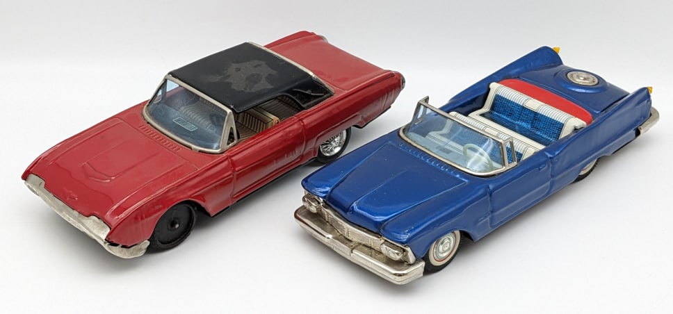 (2) Korea and Japan Tin Chrysler and Firebird Cars (1 of 13)