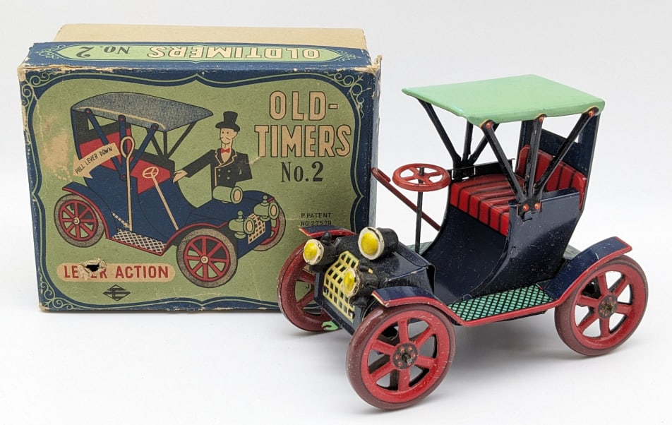 Modern Toys Old-Timers No. 2 Tin Car w/ Box (1 of 10)