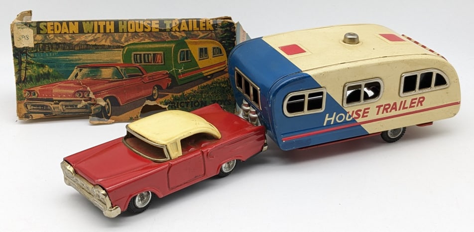 SSS【オールドタイマー コンバーチブル赤】ブリキ tin toy car 箱付 SSS【オールドタイマー コンバーチブル赤】ブリキ tin toy car 箱付
