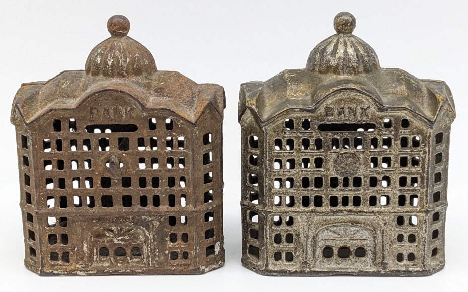 (2) A.C. Williams Cast Iron Dome Banks (1 of 4)
