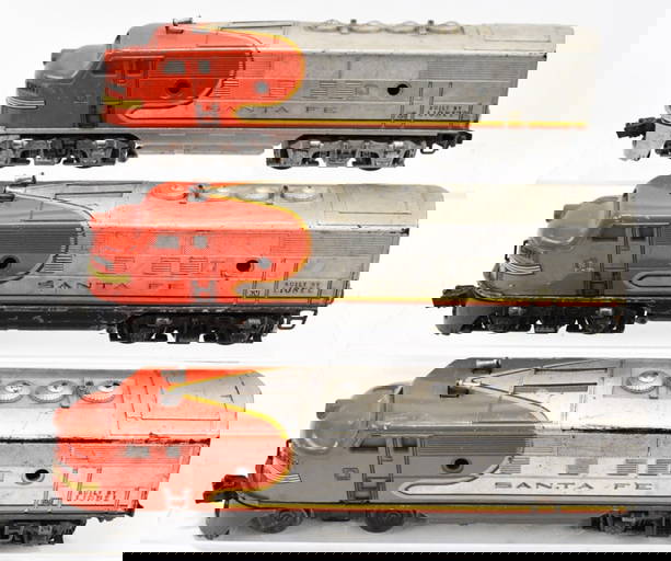 Lionel 2343, 2343, And 2344 Santa Fe Engines