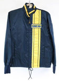 1971-73 Olsonite Eagle Windbreaker: 1971-73 Olsonite Eagle Windbreaker. Size small. From the Private Collection of Bobby Unser.