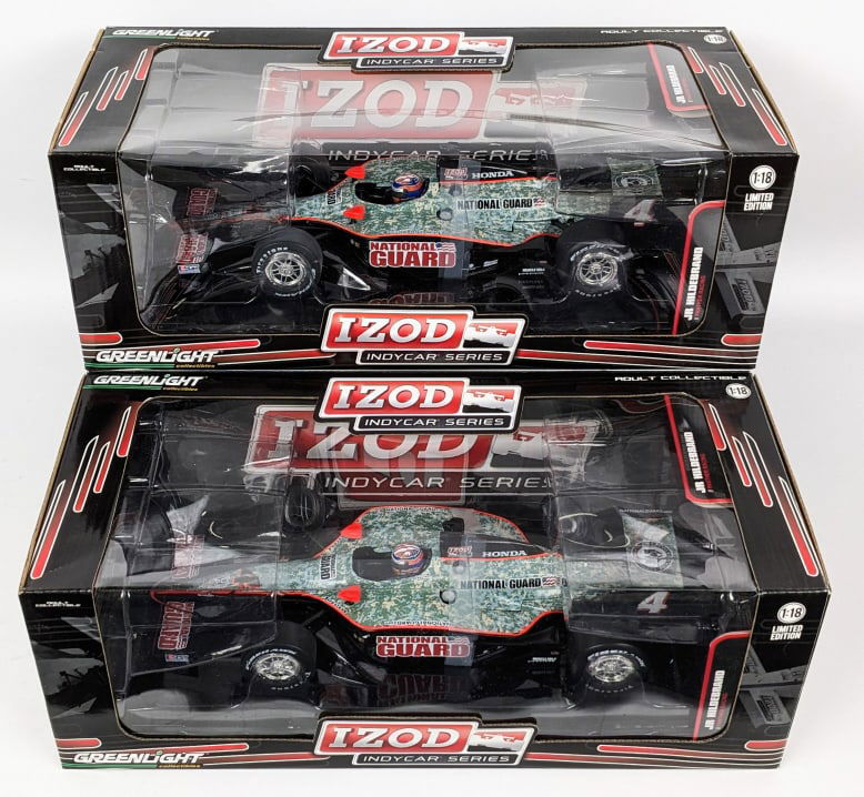 (2) 1/18 Greenlight JR Hildebrand Indy Cars (1 of 11)