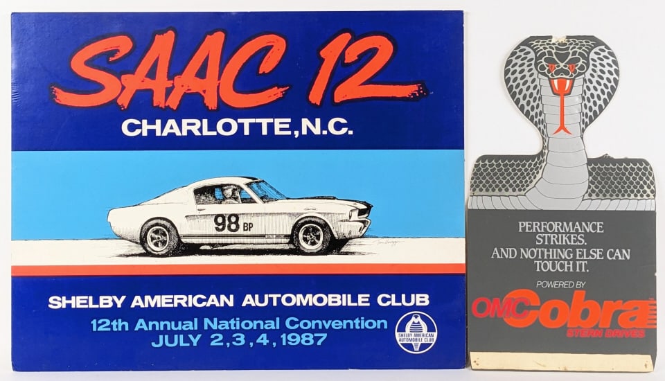 1987 SAAC Poster & Cobra Stern Drivers Advertising (1 of 11)