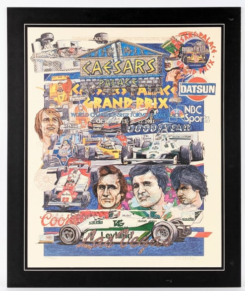 Ron Burton Caesars Palace F1 Grand Prix Print (1 of 10)