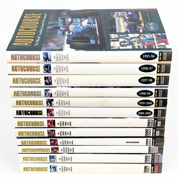 (12) Autocourse International Motor Racing Books (1 of 4)