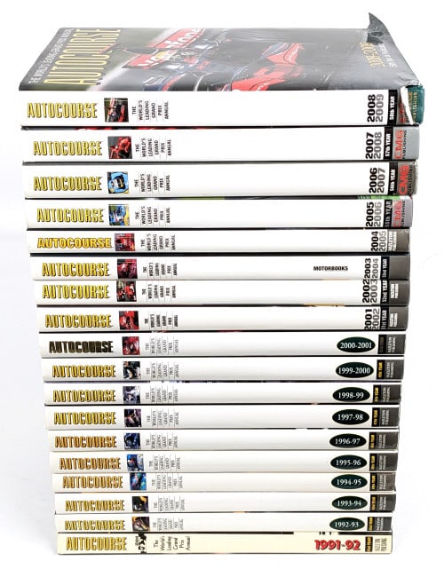 (18) Autocourse Racing Books1991-2009 (1 of 4)