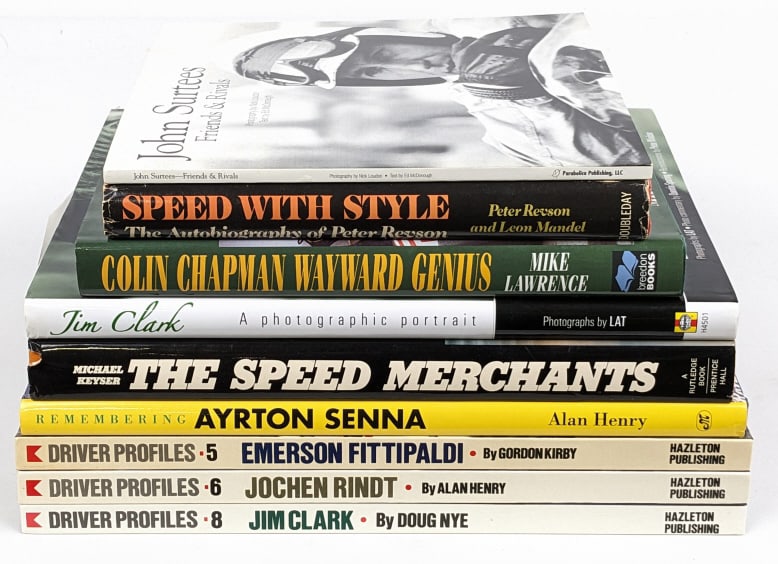 (9) Racing Driver Related Books (1 of 3)