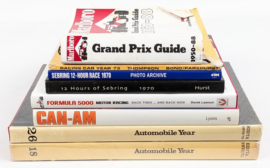 (8) Race Tracks & Race Series Books (1 of 3)