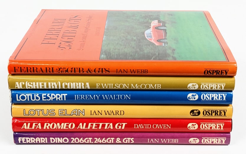 (6) Sports Car Related Books (1 of 4)