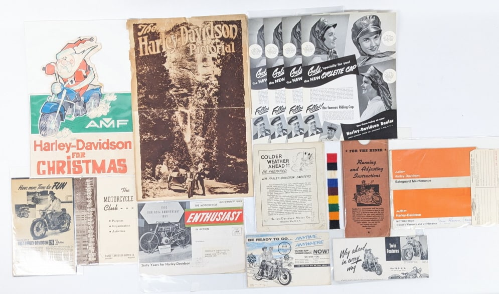 Various Vintage Harley-Davidson Ephemera (1 of 9)