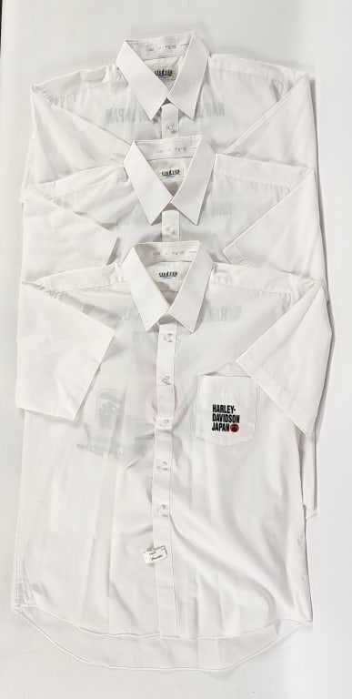(3) Harley-Davidson Japan Button Up Shirts (1 of 16)