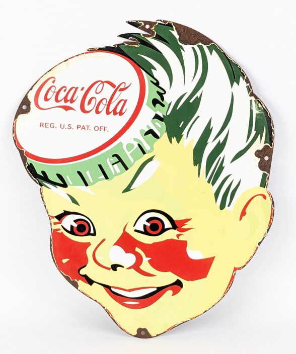 Coca-Cola Sprite Boy SSP Advertising Sign (1 of 8)