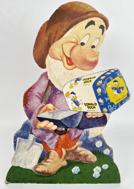 1950s Donald Duck Bread Disney Snow White Sign (1 of 6)