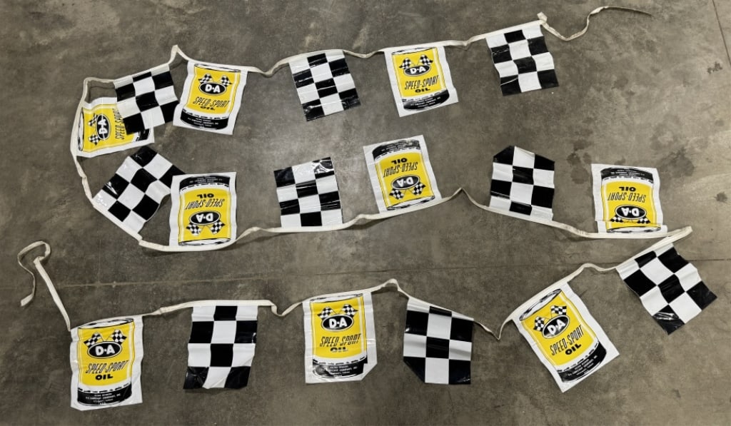 26ft Vintage D-A Racing Motor Oil Banner (1 of 8)