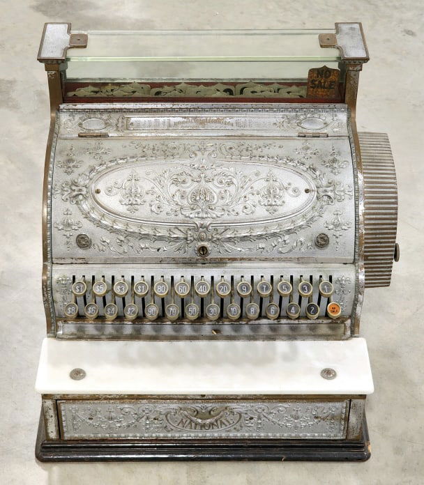 Antique Brass National No. 37-1/4 Cash Register (1 of 17)