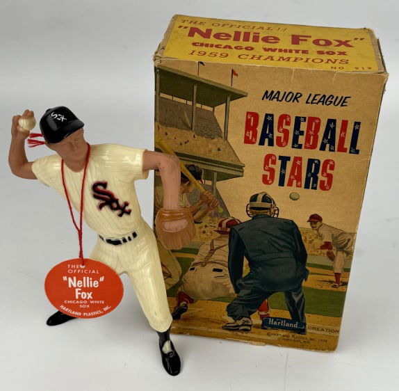 1959 Hartland Baseball Nellie Fox Statue w Box (1 of 17)