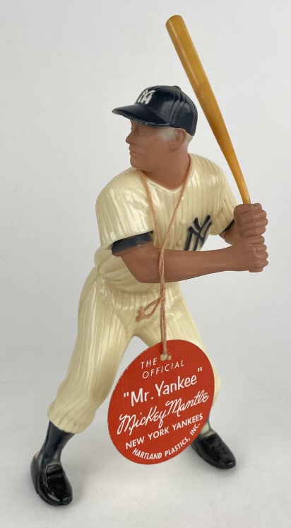 1958 Hartland Baseball Mickey Mantle Statue w Tag (1 of 13)