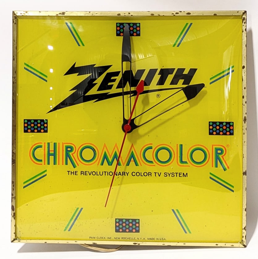 Vintage Zenith Chromacolor Advertising PAM Clock (1 of 12)