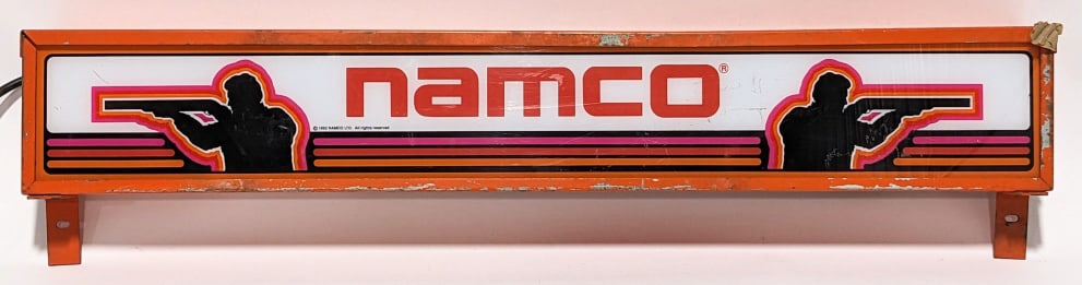 1992 Namco Arcade Shooting Game Lighted Sign (1 of 10)