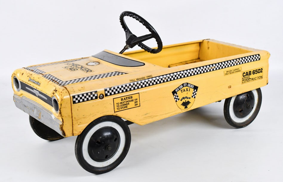 AMF Roadmaster Checker Cab Taxi Pedal Car (1 of 8)