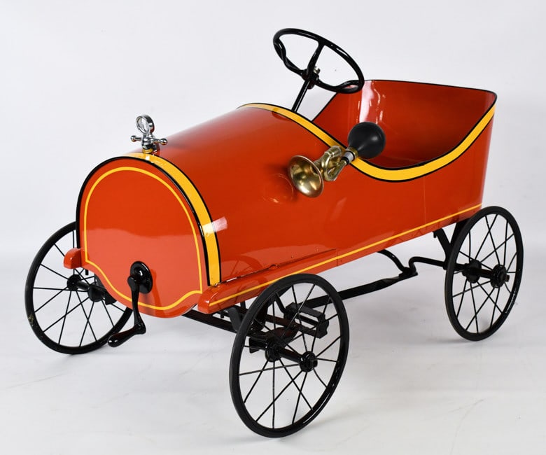 Restored Garton Pedal Car w/ Spoked Wheels (1 of 7)